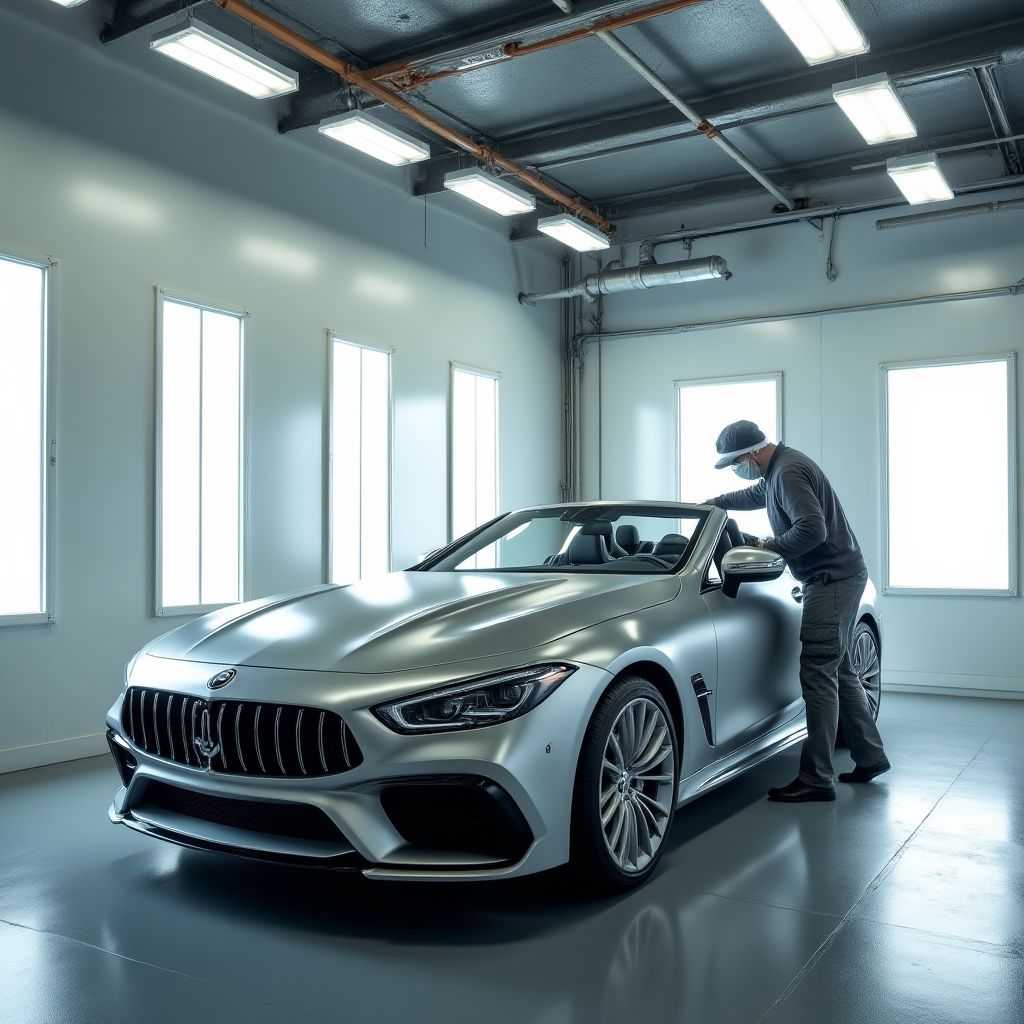 Atelier de carrosserie