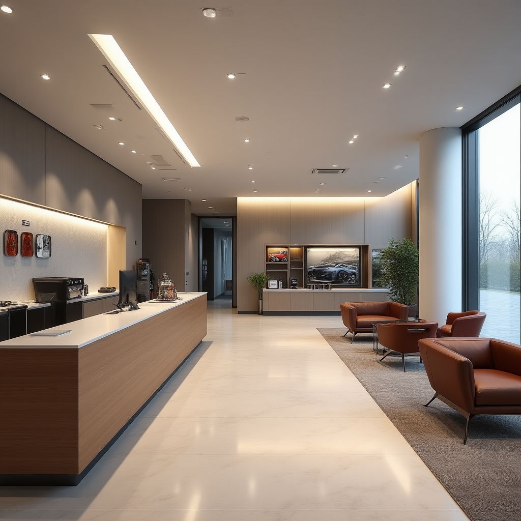 Espace d'accueil clients